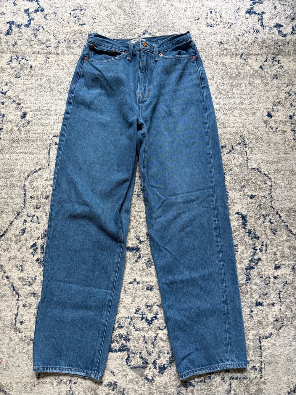Madewell Baggy Straight Jeans
